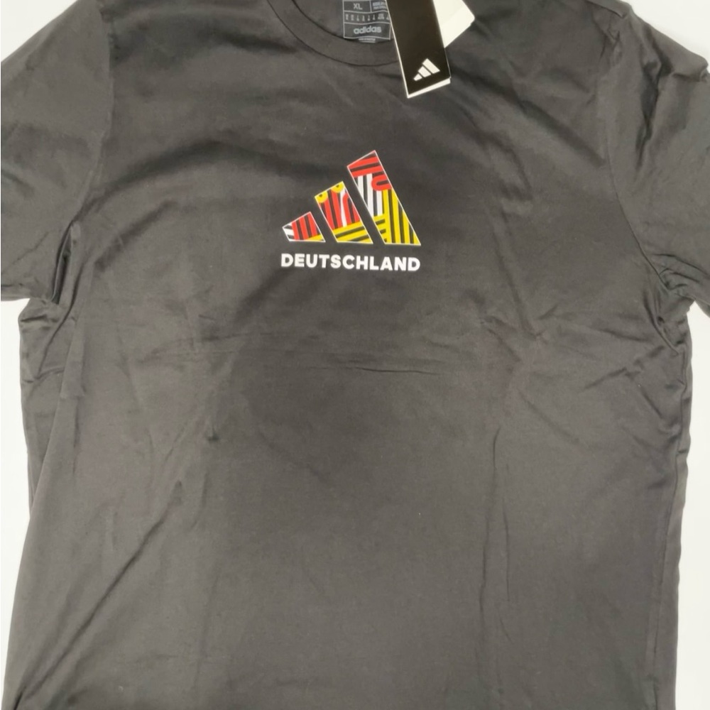 Adidas: Germany/Deutschland Soccer Black Shirt (XL/XLarge)